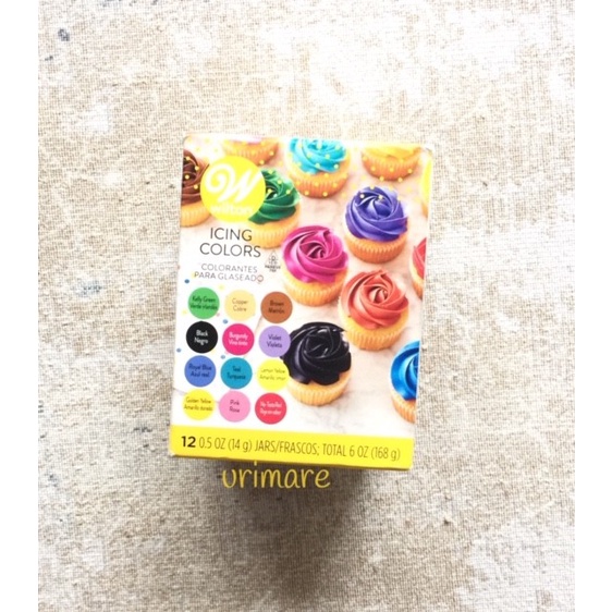 

Wilton Icing Colors, 12-count Gel-Based Food Color