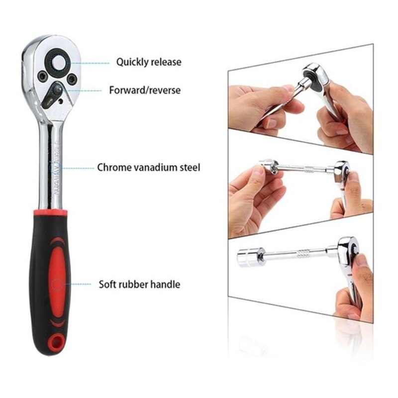 46 PC Set Socket (1/4 