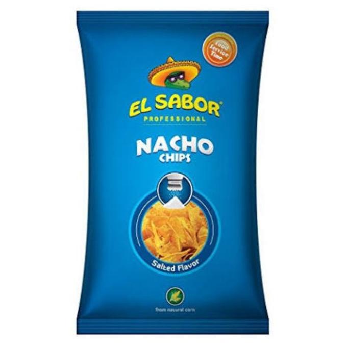 

#@#@#@#@] El sabor nacho chips salted flavor 500gr improt greece