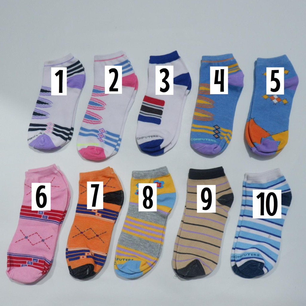 kaos kaki pendek motif garis Shopee Indonesia kaos kaki pendek motif garis Shopee Indonesia