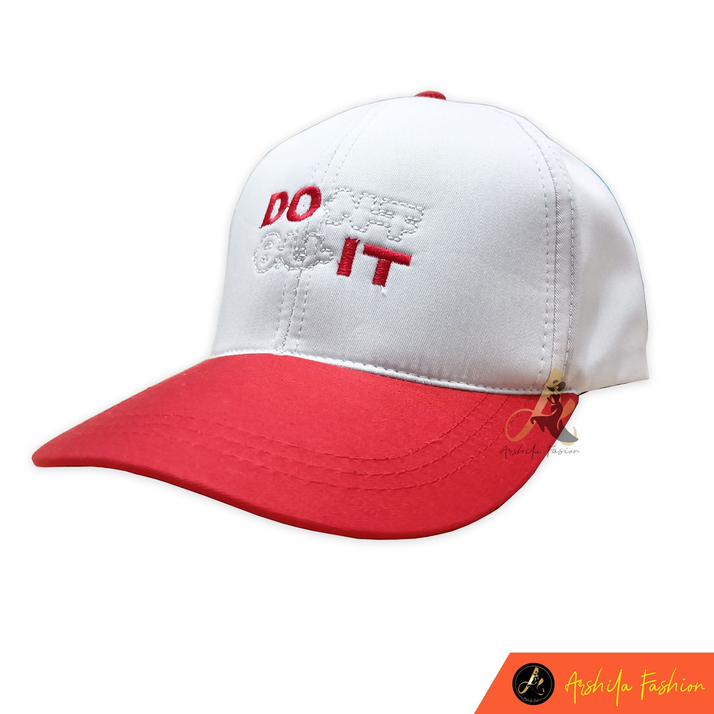 Topi Baseball Anak Bordir Do It Bahan Drill Premium Usia 2-10 Tahun