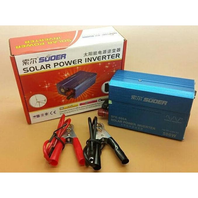 SUOER Solar Power Inverter 500 Watt lightn33 Murah