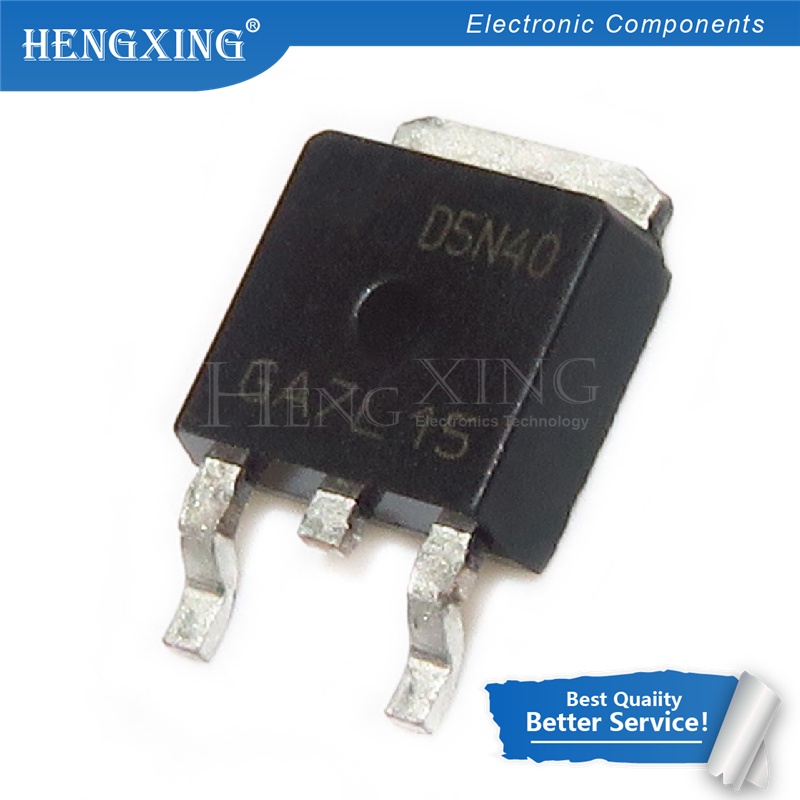 100pcs Ic AOD5N40 D5N40 FQD5N40 TO-252 5A 400V