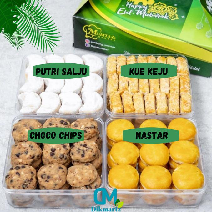 

Parsel Lebaran Paket Kue Lebaran Kering 1 Box Isi 4 Mumtaz Bekery Midlethreemald