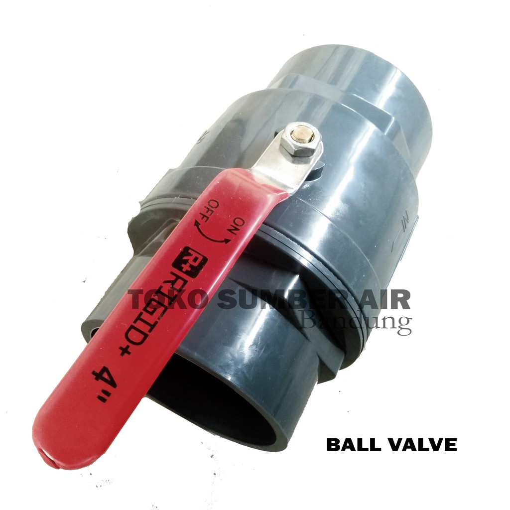 BALL VALVE PVC RIGID (BVR) 4" PREMIUM