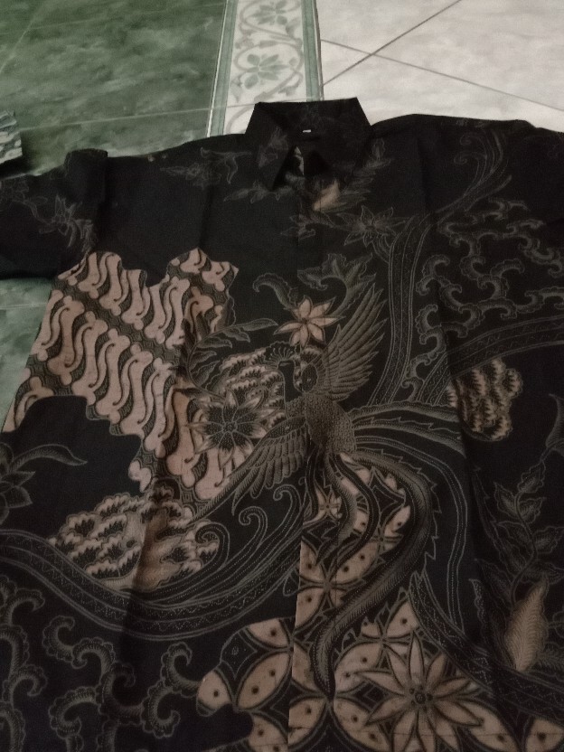 Kemeja Batik Pria Bahan Katun Premium Reguler Fit Prabu E010