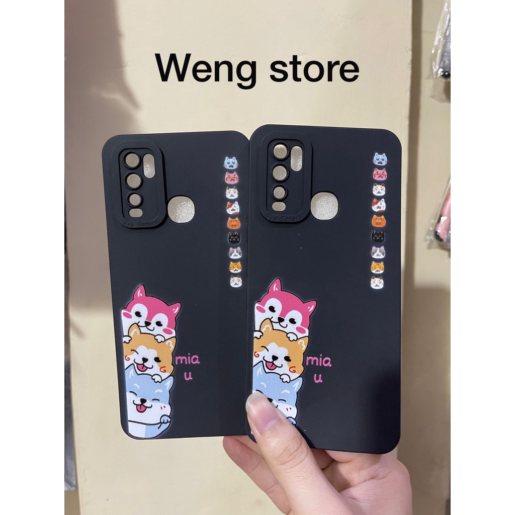 Case Motif Cat Kucing For Vivo Y50 Xiaomi Redmi Note 9 10