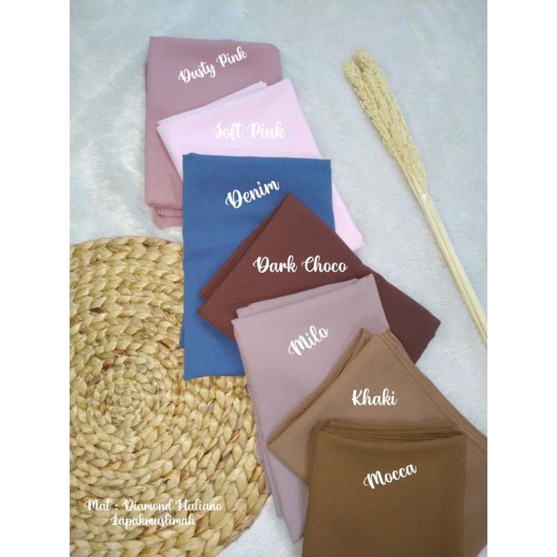 Pashmina diamond 250x75 diamond italiano creepe sabyan super jumbo jahit tepi rapi-4