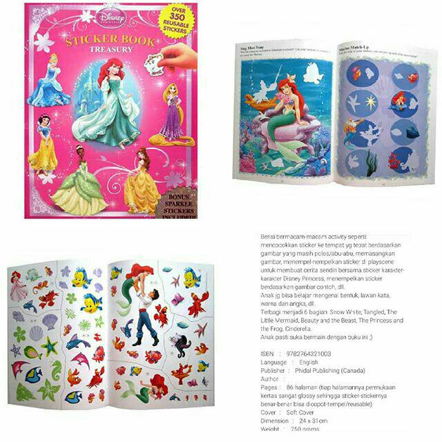 Disney Princess Sticker Book Treasury