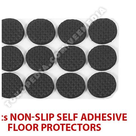 

BEST SELLER Bantalan Kaki Meja Bulat / Self Adhesive Rubber Feet Pads Isi 12 Berkualitas,..