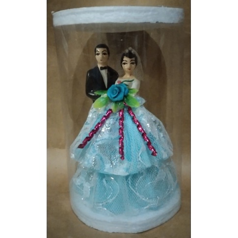 

patung pengantin tabung/untuk mempercantik bolu pengantin
