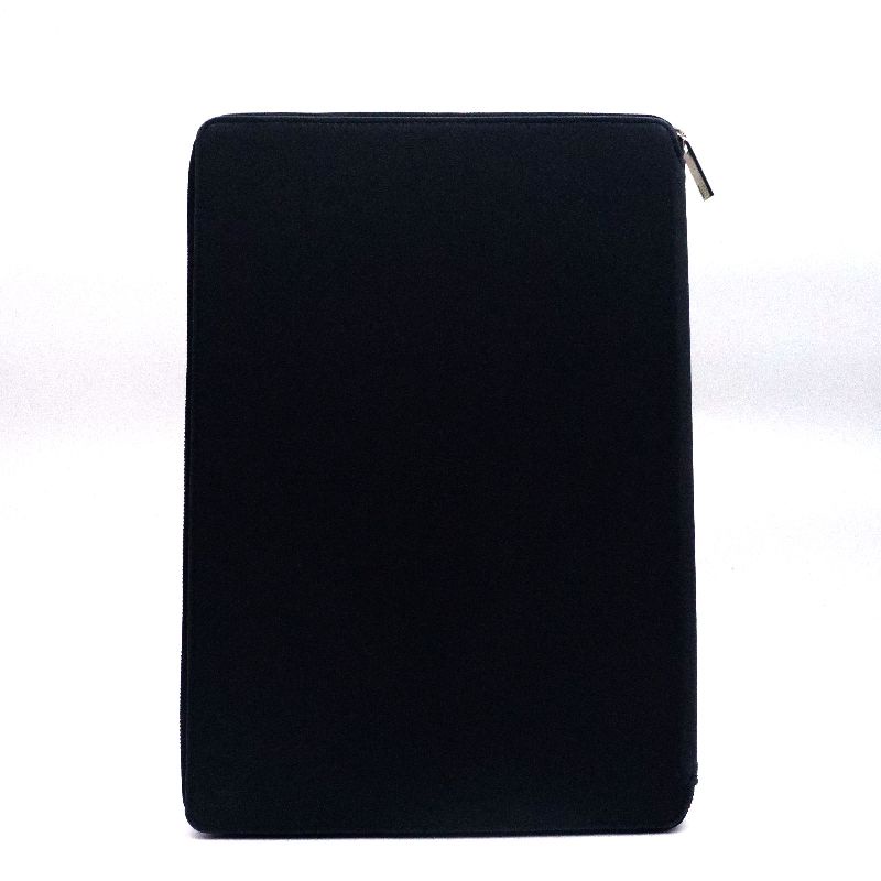 

Senator Canvas A4 Zipper Folder Black
