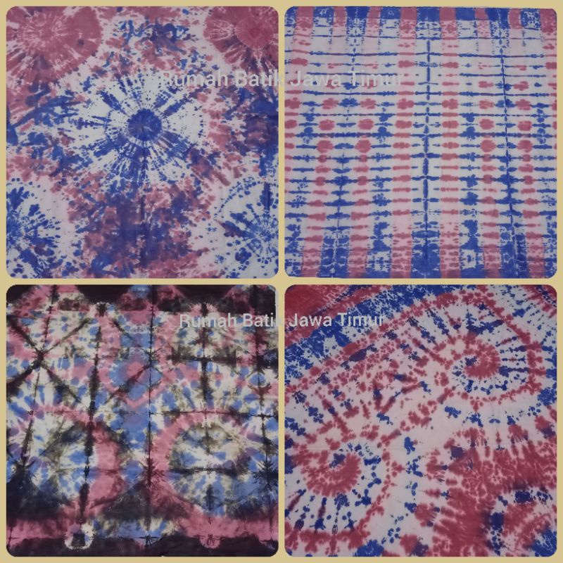 Taplak Meja ikat Celup Boleh Request motif warna Shibori jumputan cubit Prakarya sekolah