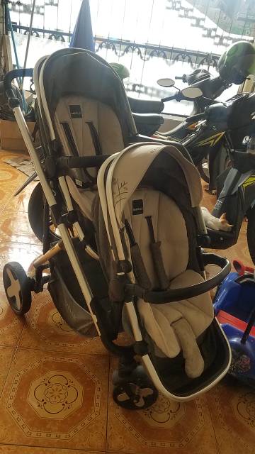 Babyelle duo evoque - stroller double - tandem (preloved)