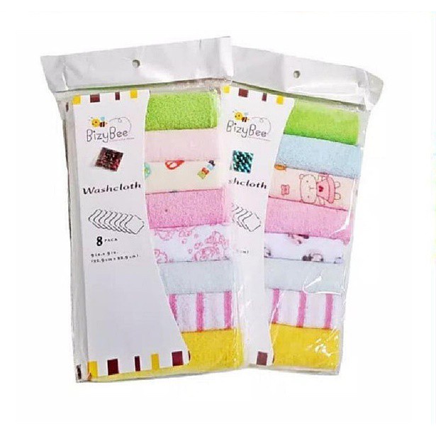 Sapu Tangan Bayi/Washlap Bayi CarterLove isi (8 pcs)