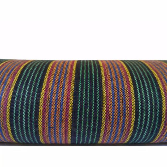 Kain lurik ATBM warna hijau per meter