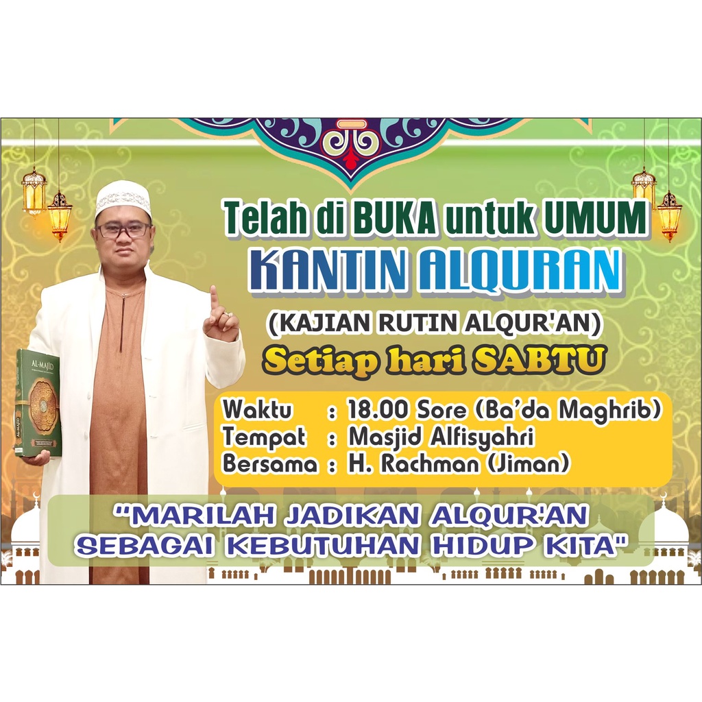 Banner Spanduk Kan Qur'an_1,5x1