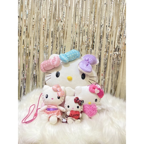 Boneka Hello Kitty, Ganci Hello Kitty, Tas Hello Kitty, Boneka Preloved, Boneka Original, Boneka New