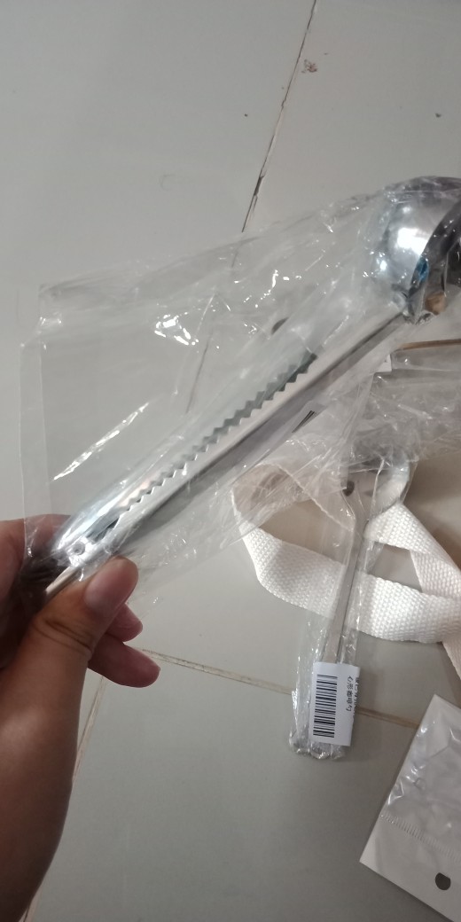 Sendok Kopi Bahan Stainless Steel Dengan Klip Kantong