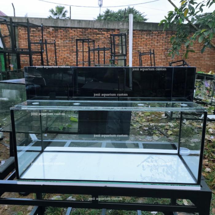 Aqua | Aquarium 100X40X40 8Mm Set Top Filter Dan Tutup
