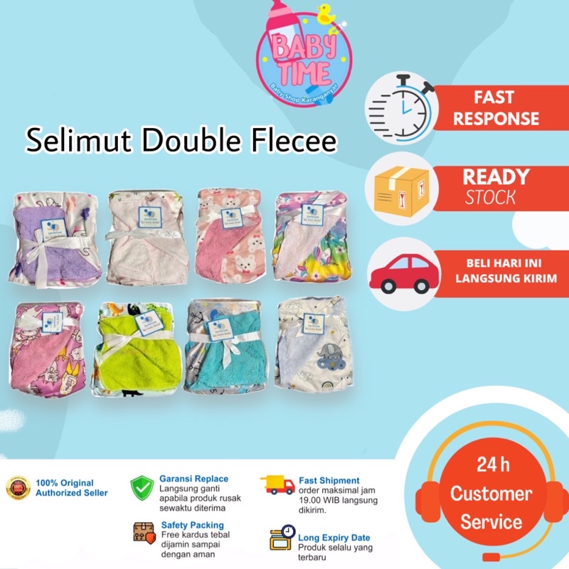 Selimut Bayi Just to you Double Fleece/ Just To You / Kolaco