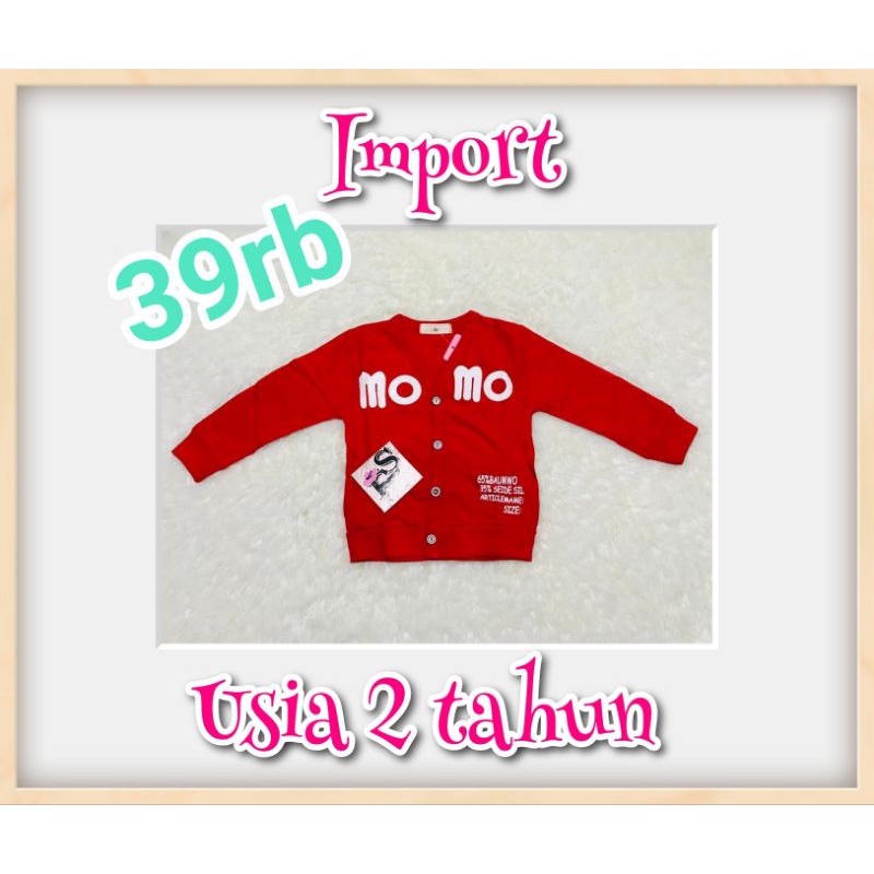 cardigan anak import jaket anak import kaos panjang anak import