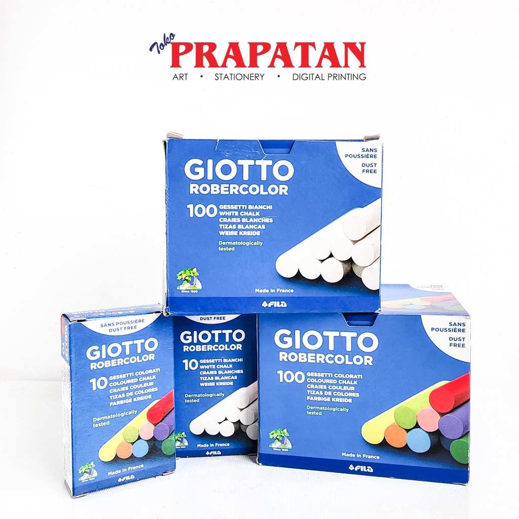 

Ay00! Kapur Giotto Robercolor Chalk 100pcs