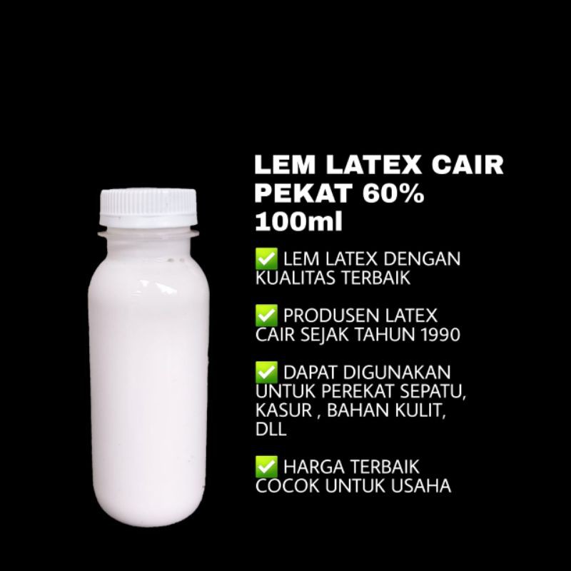 

Lem Latex Cair Pekat 60%