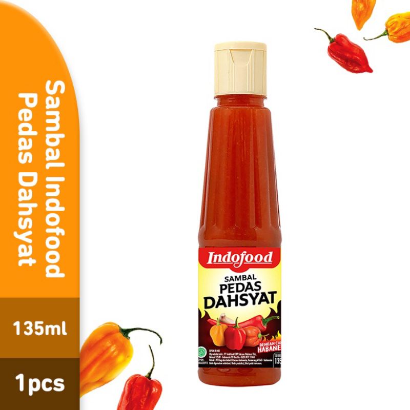 Sambal Indofood Pedas Dahsyat 135 ml - 1 Pc