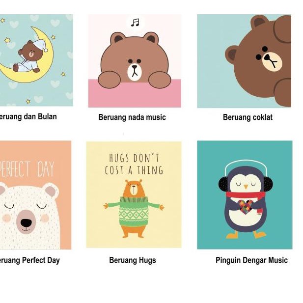 ♤ TC43 Civeto Eco Printed Canvas Tote Bag / Tas Bahu Pundak Shoulder - BeruangAcordion ✼