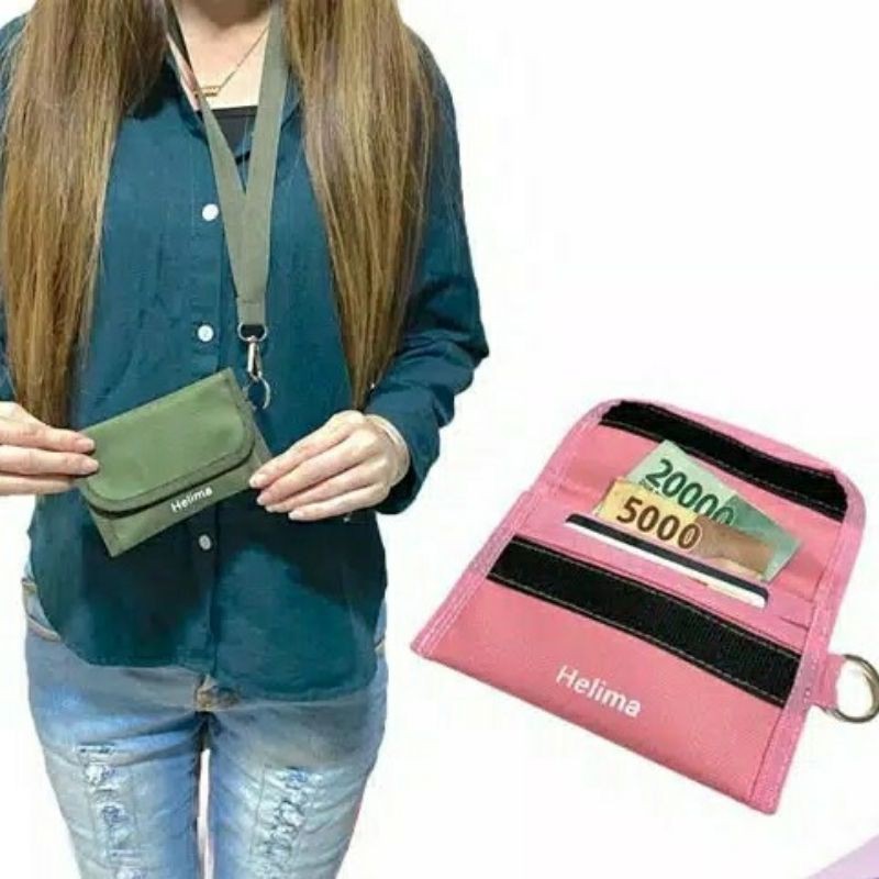 Dompet Kartu 2 Slot Dompet Angpao Sako Wallet Halimah