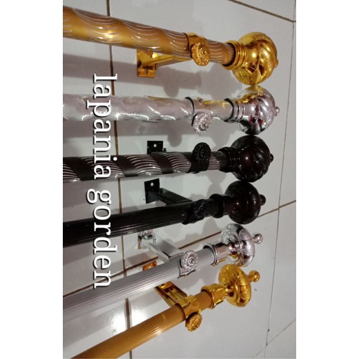 peromo Besi gorden pulset + - besi gorden tanpa alat - ukuran 200cm +150cm - batang gorden