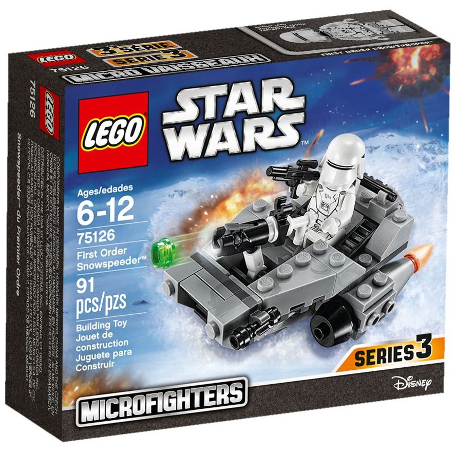 Lego Star Wars 75126 First Order Snowspeeder Bricks Balok Mainan Anak