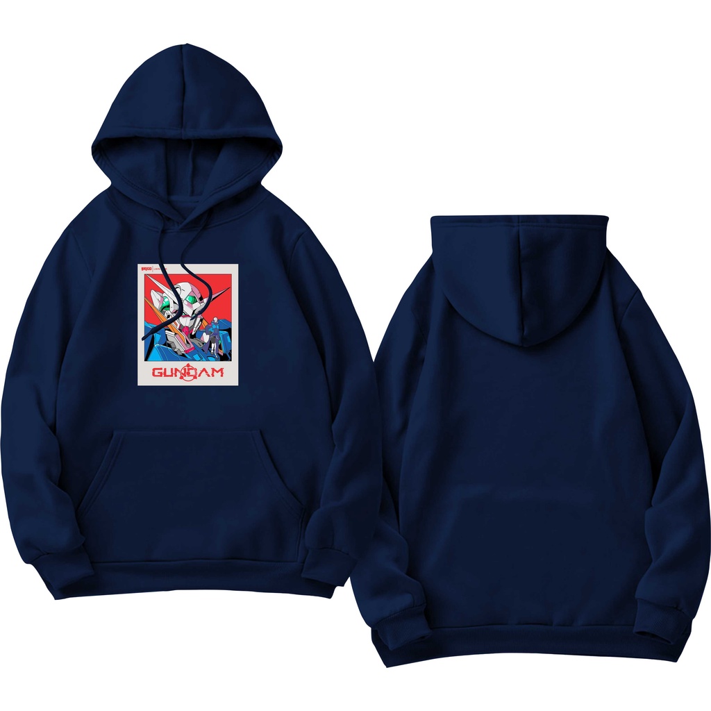 Sweater Hoodie BRIGO GUNDAM Sablon DTF Fleece Cotton II BRIGO Jumper Hoodie GUNDAM II M-XXL (Pria &amp; Wanita) Free stiker&amp;Gantungan Kunci