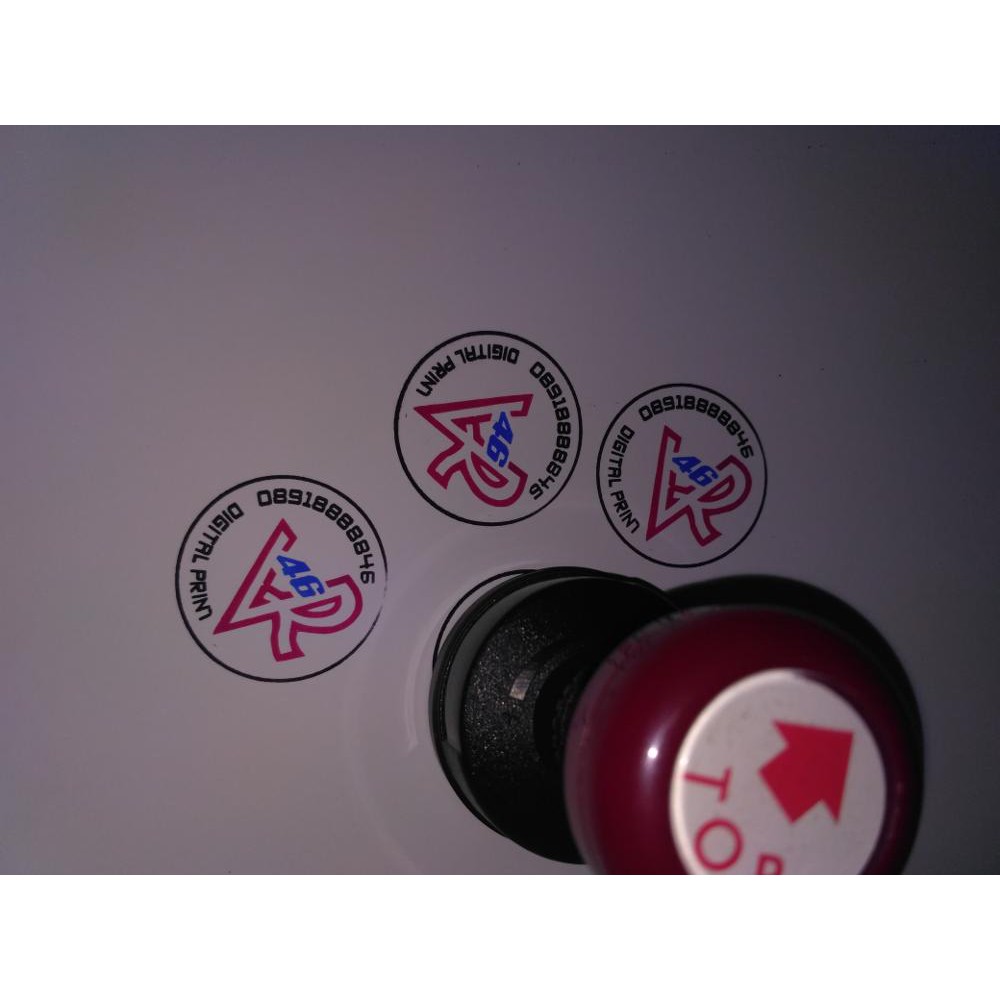 

Stempel / Cap Toko Custom Tinta 3 Warna Maksimal