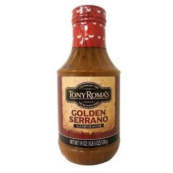 

TONY ROMAS SAUCE GOLDEN SERRANO Saus BBQ