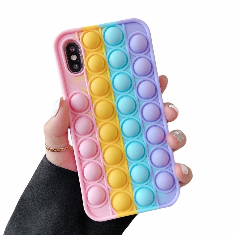 Soft Case Pop It Rainbow Oppo A54 Case Cover