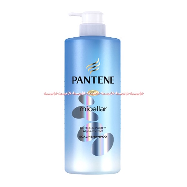 Pantene Micellar 300ml Scalp Shampoo Cleanse Hydrate Detox Purify Rose Water Extract Shampo Panten Wangi Bunga Mawar