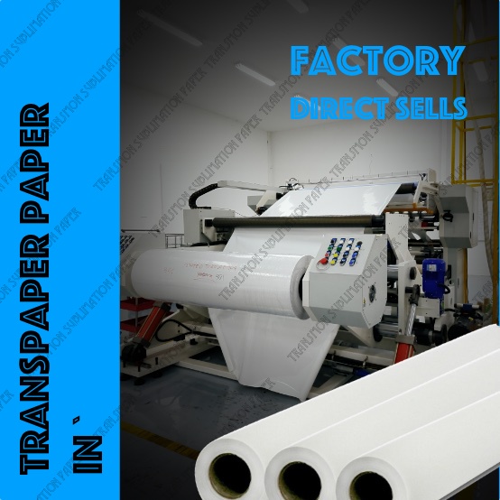 

Kertas ST Sublim / sublimasi / transfer paper roll 83gr / 1.6m/ 100m