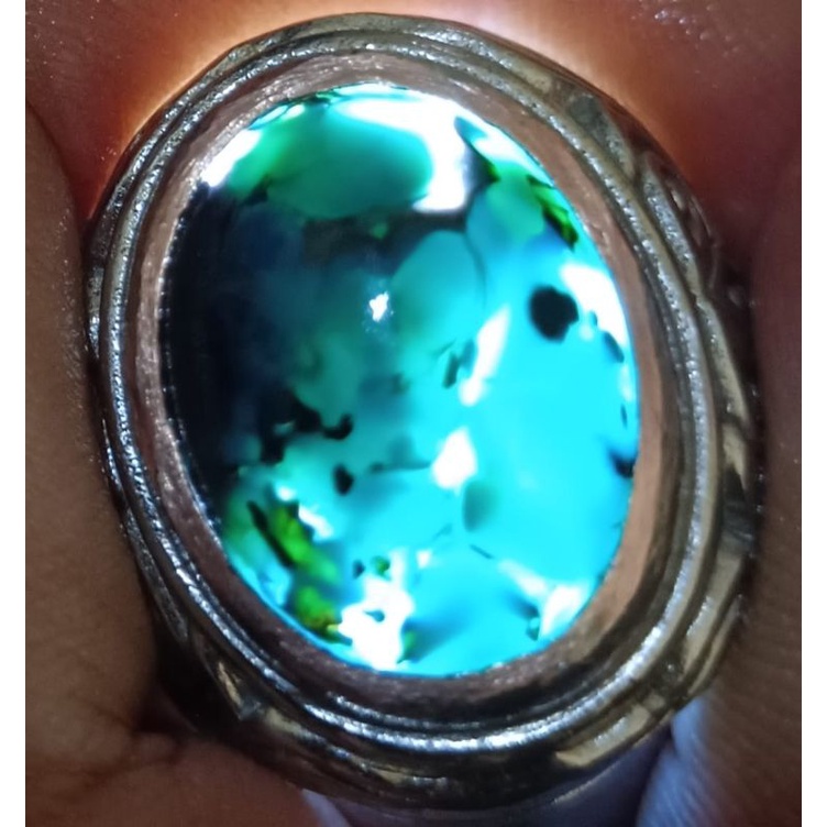 batu bacan Doko majiko serat kura tali hitam