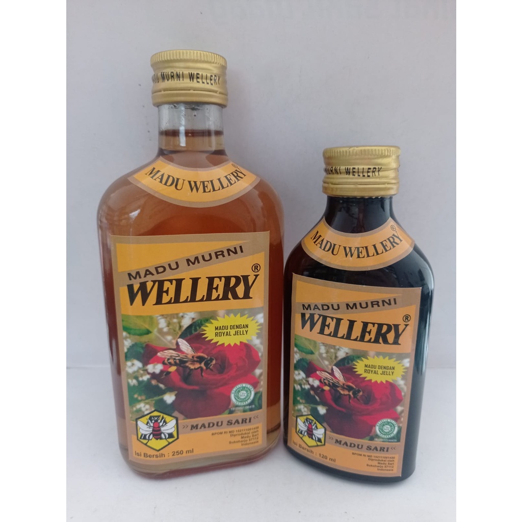 MADU MURNI WELLERY 250ML / 120 ML plus royal jelly