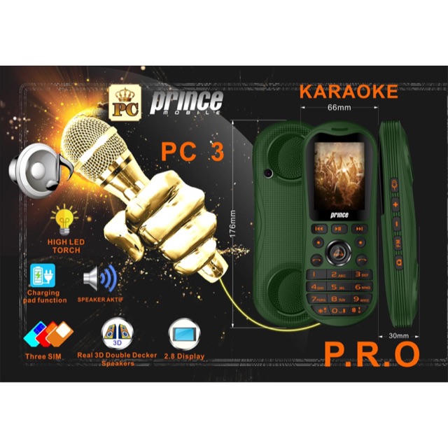 New hp prince pc3 bisa karaoke