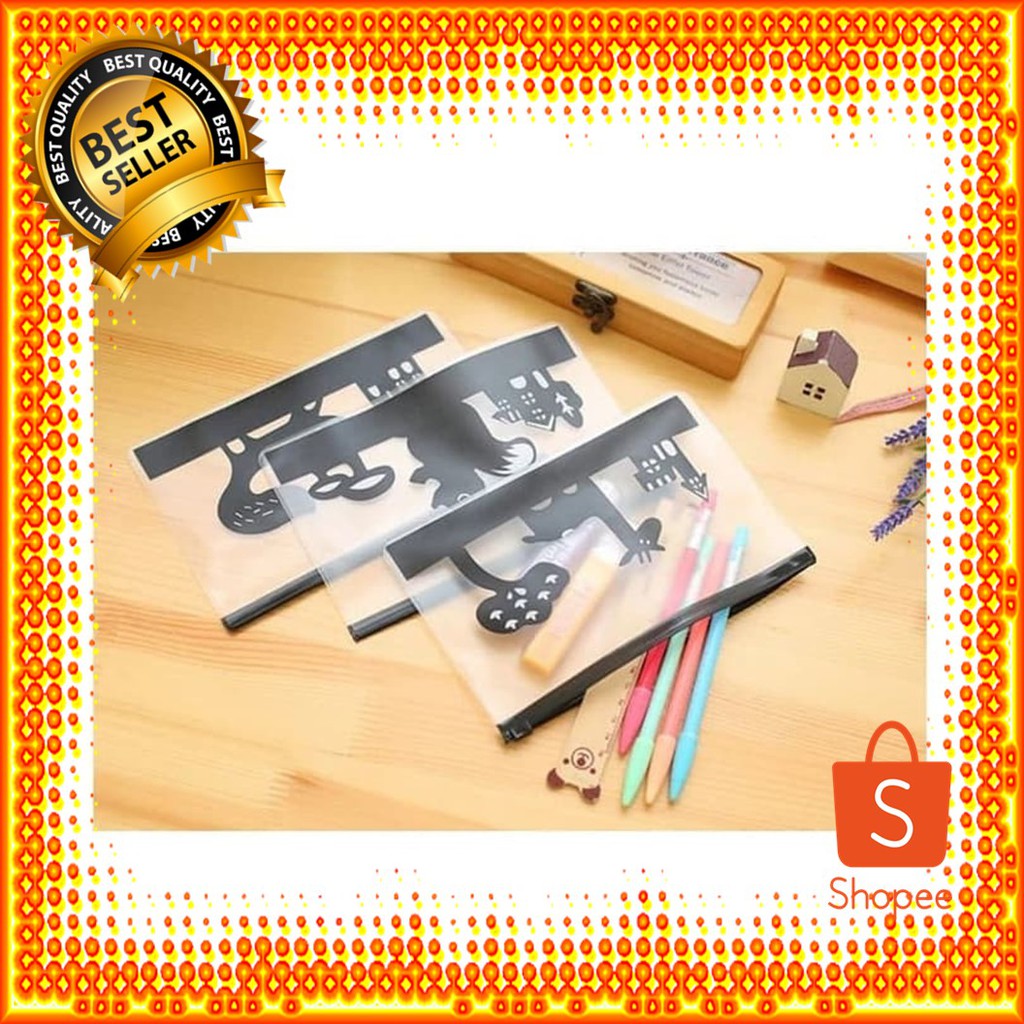 

TP0035 Tempat Pensil Cool Animal Transparan