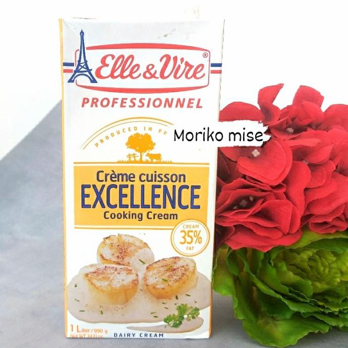 

(BISA COD) elle vire cooking cream 1 liter / cream cuisson excellence 1 lt