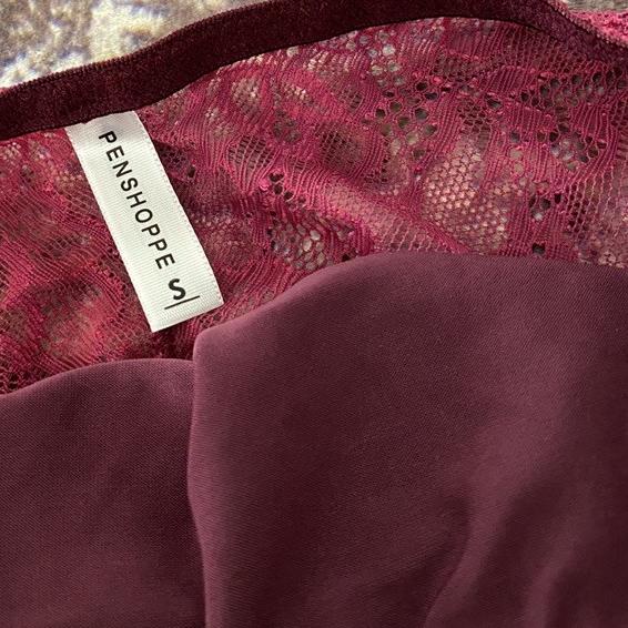 ⅎ H&M Cheeky Lacey Panty Mauve Celana Dalam Penshoppe Wanita CD Underwear Panties Impor Sisa Export 