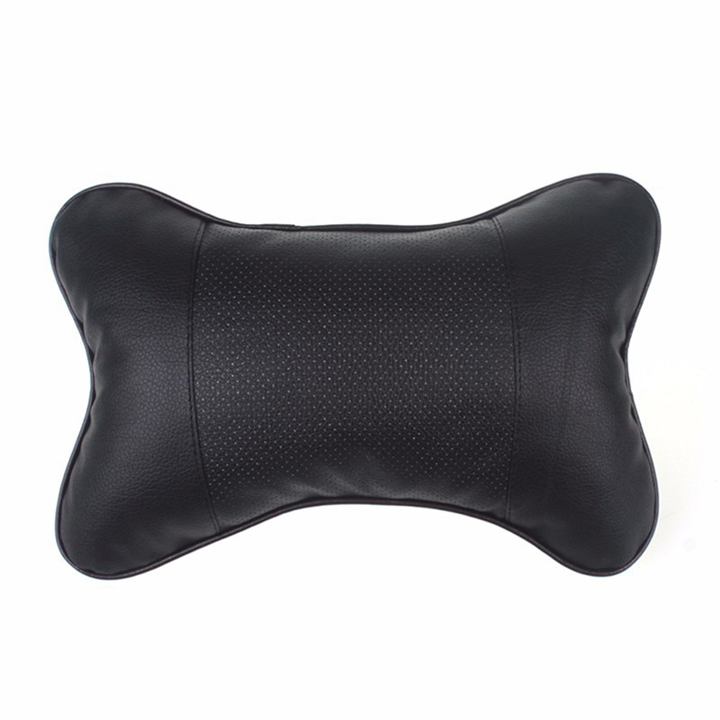 Bantal Kulit Car Headrest Pillow Car Seat Pillow Penyangga Kepala Leher Bantal Tidur Travel Untuk Anak Dewasa