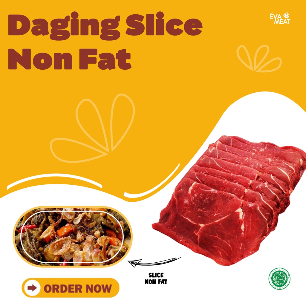 

Daging sapi Slice non Fat