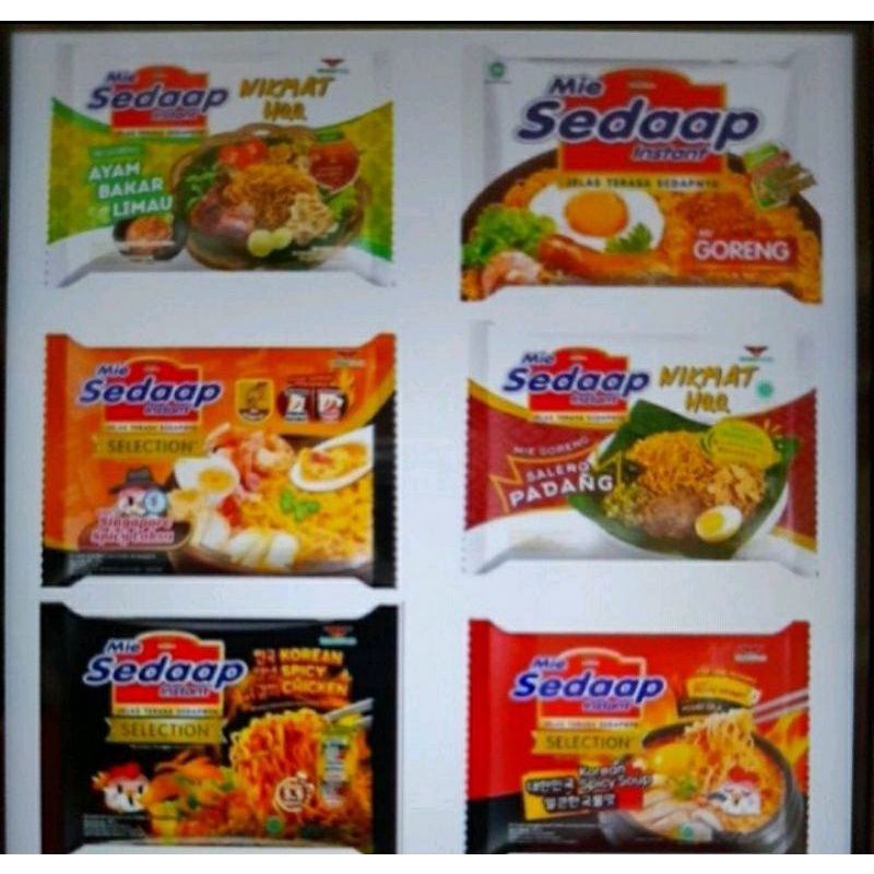 

aneka mie sedaap harga per bungkus 90 gr