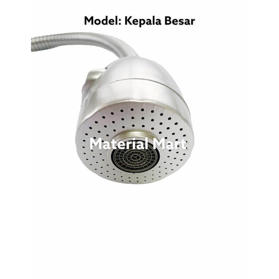 Keran Angsa Fleksibel Stainless 1/2 Inch | Kran Cuci Piring Flexible | Material Mart