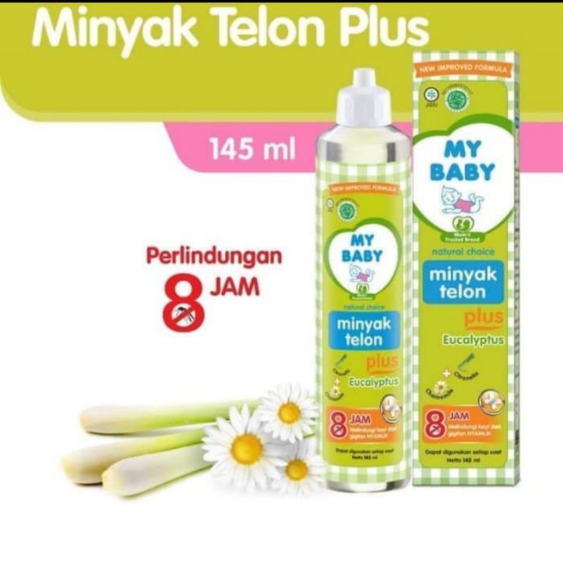 MINYAK TELON MYBABY 150 ML / Minyak Telon My Baby Hijau 8 Jam 150ml